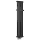 Dvieļu žāvētājs / Radiators Sapho Fede 31x150 cm, 643 W, matēti melns  IR191
