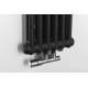 Dvieļu žāvētājs / Radiators Sapho Fede 31x150 cm, 643 W, matēti melns  IR191