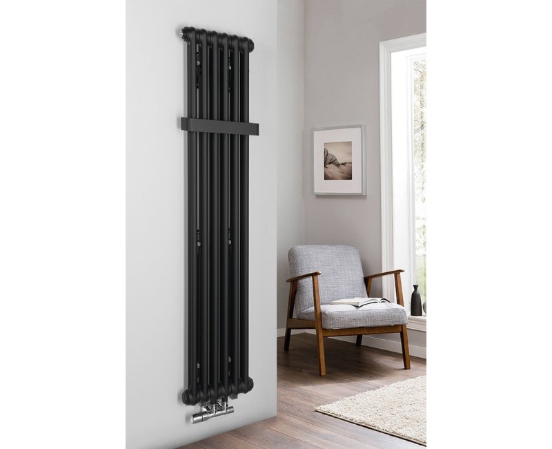 Полотенцесушитель / Радиатор Sapho Fede 31x150 см, 643 Вт, матовый черный IR191