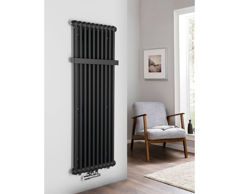 Полотенцесушитель / Радиатор Sapho Fede 49x150см, 1071 Вт, матовый черный IR193