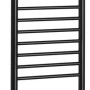 Полотенцесушитель / Радиатор Sapho Dina 156x40см, матовый черный IR374B
