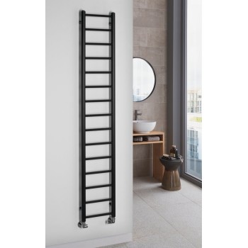 Dvieļu žāvētājs / Radiators Sapho Dina 174x30cm, matēti melns  IR376B