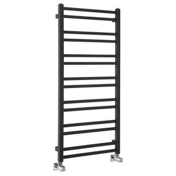Полотенцесушитель / Радиатор Sapho Metro Dos 50x110 см, 343 Вт, матовый черный IR432TB