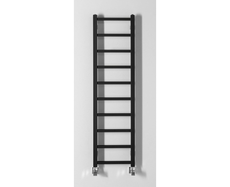 Полотенцесушитель / Радиатор Sapho Metro Light 30x114см, 211Вт, матовый черный IR444TB
