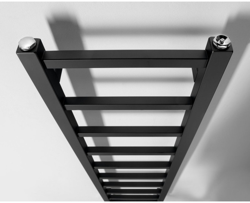 Полотенцесушитель / Радиатор Sapho Metro Light 30x114см, 211Вт, матовый черный IR444TB