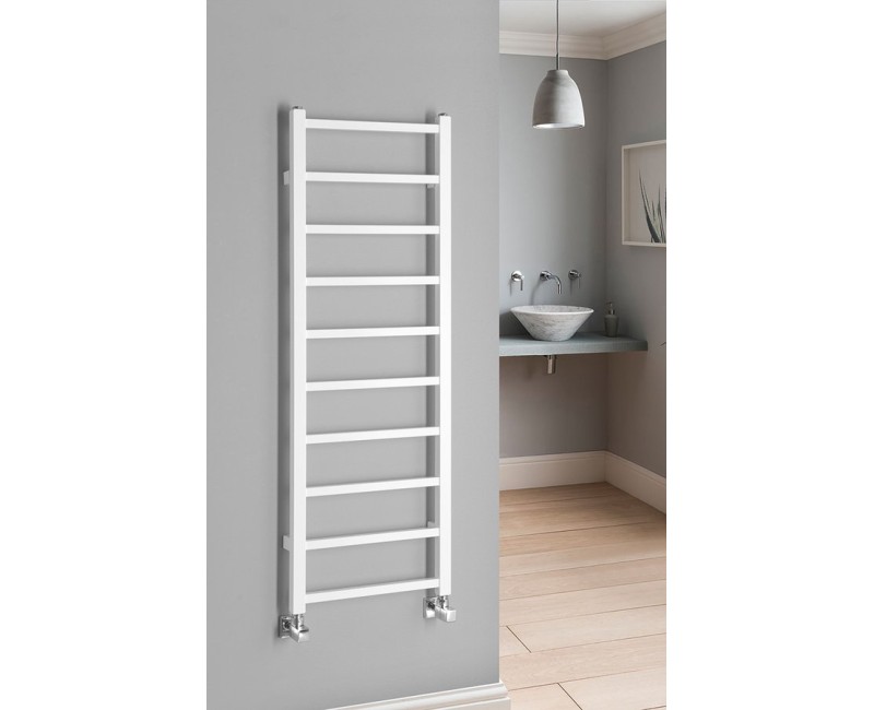 Полотенцесушитель / Радиатор Sapho Metro Light 40x114см, 247Вт, белый IR445T