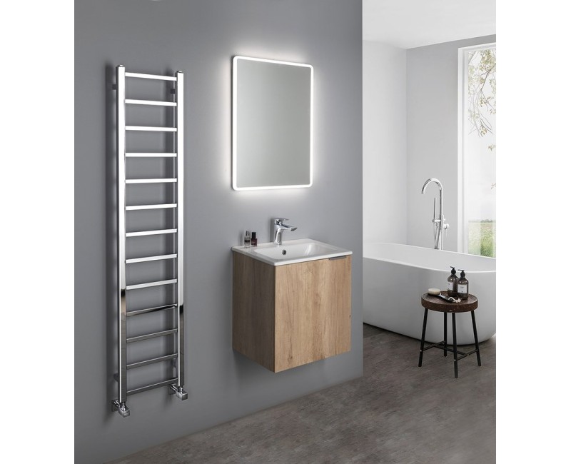 Полотенцесушитель / Радиатор Sapho Metro Light 30x150см, 276Вт, хром IR446R