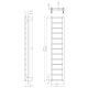 Полотенцесушитель / Радиатор Sapho Metro Light 30x150см, 276Вт, матовый черный IR446TB