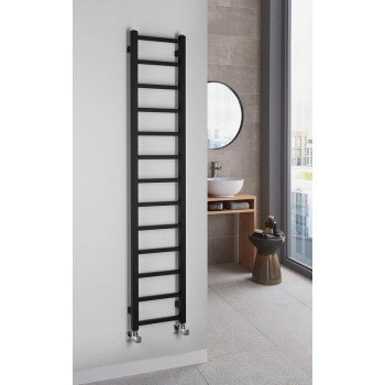 Полотенцесушитель / Радиатор Sapho Metro Light 30x150см, 276Вт, матовый черный IR446TB