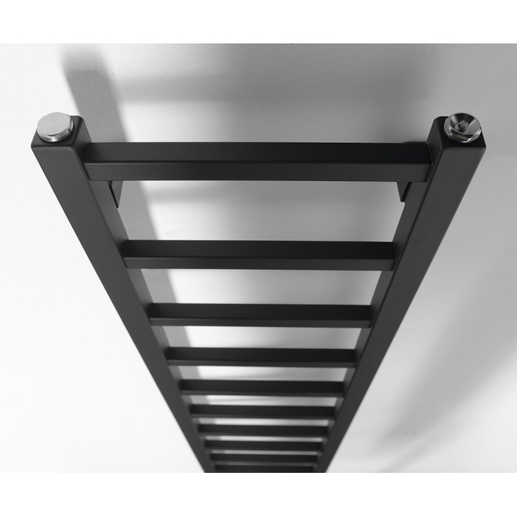 Полотенцесушитель / Радиатор Sapho Metro Light 30x150см, 276Вт, матовый черный IR446TB