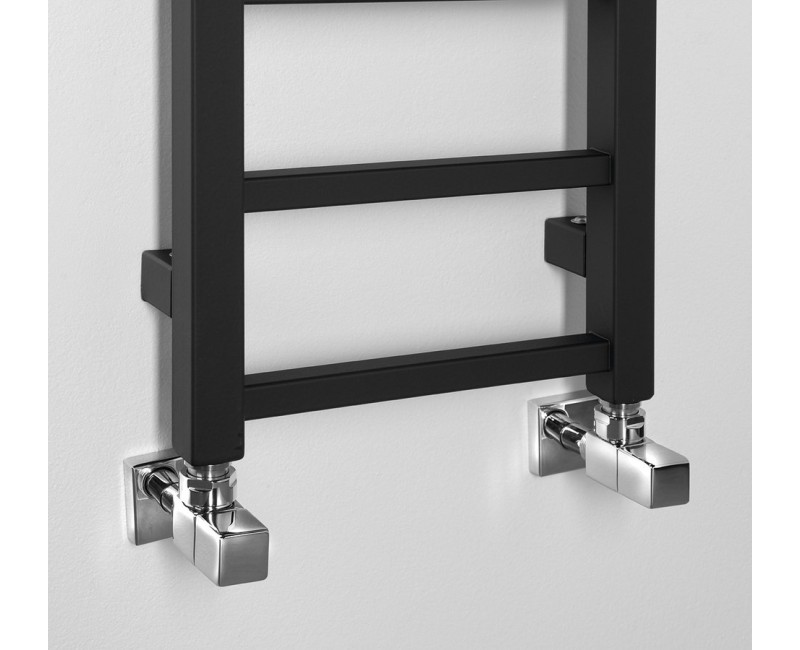 Полотенцесушитель / Радиатор Sapho Metro Light 30x150см, 276Вт, матовый черный IR446TB