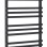 Dvieļu žāvētājs / Radiators Sapho Fantina 50x122cm, 495W, matēti melns IR511