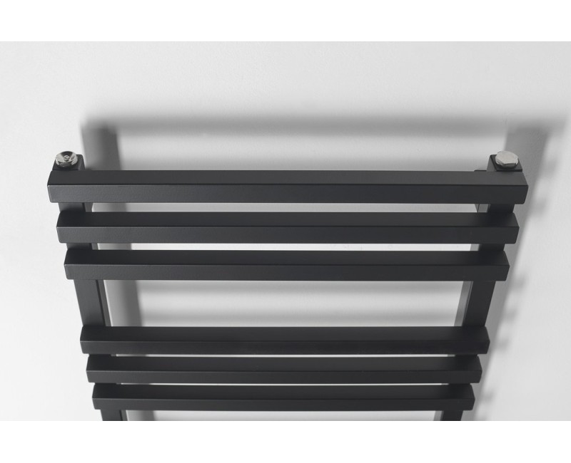 Dvieļu žāvētājs / Radiators Sapho Fantina 50x122cm, 495W, matēti melns IR511