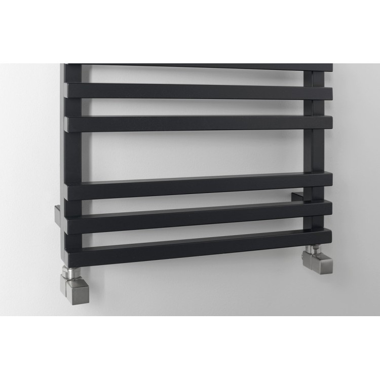 Dvieļu žāvētājs / Radiators Sapho Fantina 50x122cm, 495W, matēti melns IR511 Dvieļu žāvētājs / Radiators Sapho Fantina 50x122cm, 495W, matēti melns IR511