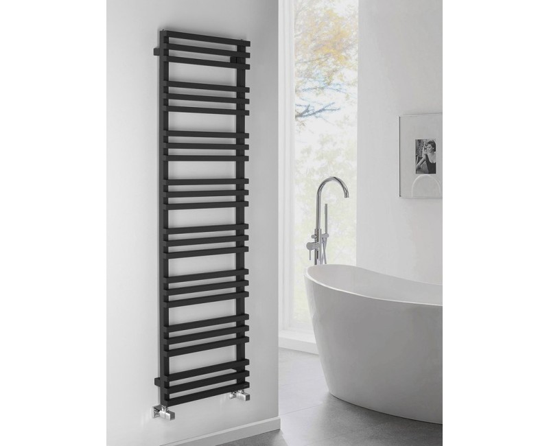 Полотенцесушитель / Радиатор Sapho Fantina 50x165см, 666Вт, матовый черный IR515