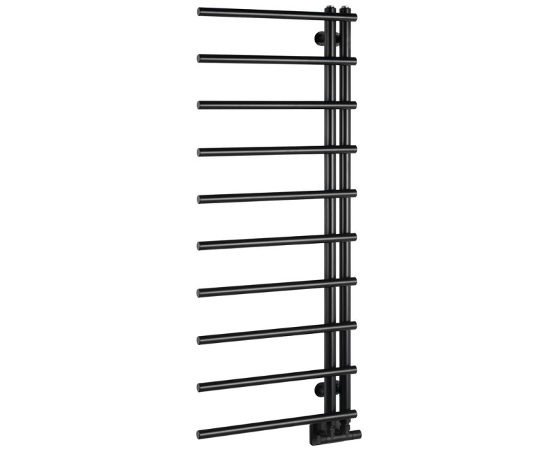 Полотенцесушитель / Радиатор Sapho ENIS JUSTINA 125x50см, матовый черный IR546B