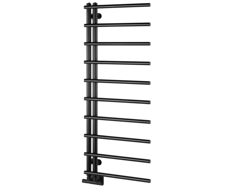 Полотенцесушитель / Радиатор Sapho ENIS JUSTINA 125x50см, матовый черный IR546B