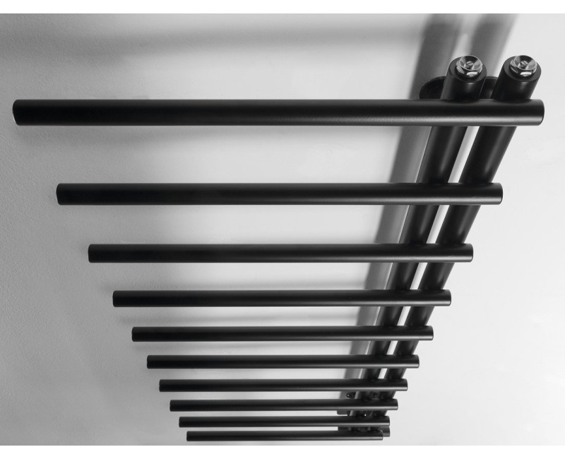 Полотенцесушитель / Радиатор Sapho ENIS JUSTINA 125x50см, матовый черный IR546B