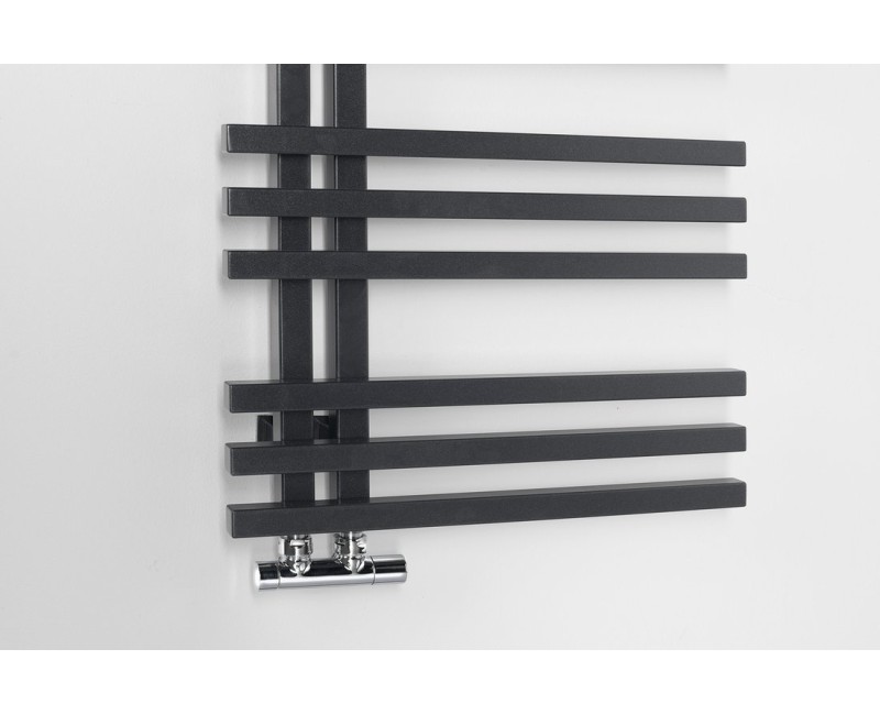 Полотенцесушитель / Радиатор Sapho Sophina 60x122см, 623Вт, матовый черный IR702