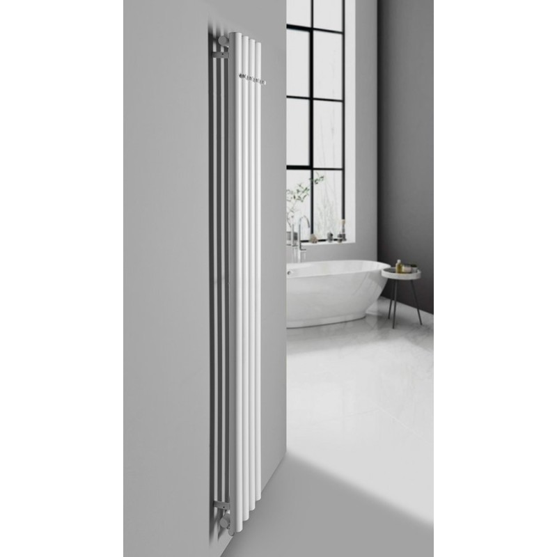 Dvieļu žāvētājs / Radiators Sapho Pilon 27x180cm, matēti balts IZ121T Dvieļu žāvētājs / Radiators Sapho Pilon 27x180cm, matēti balts IZ121T