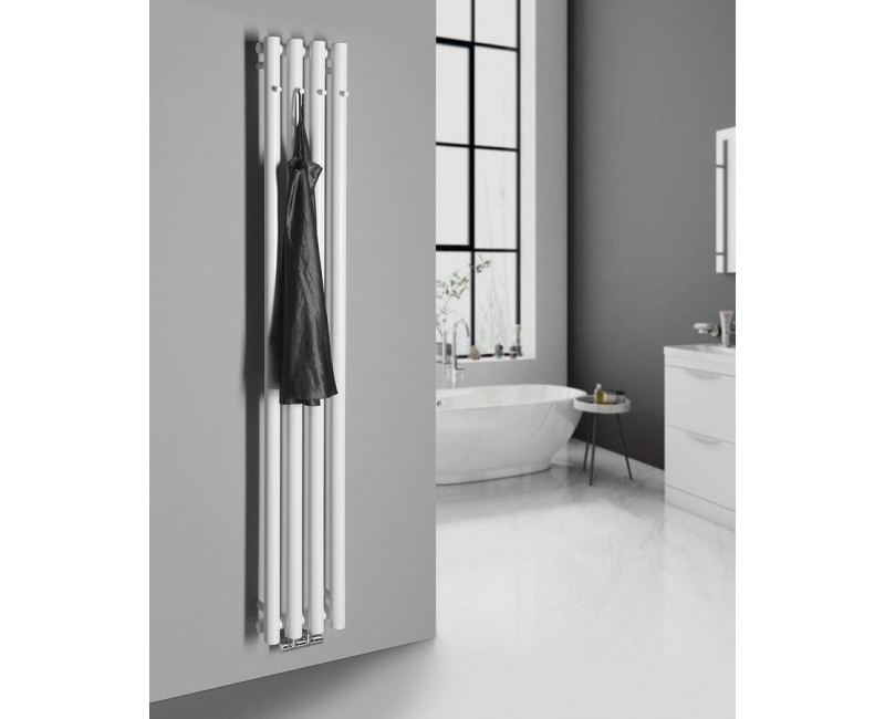 Dvieļu žāvētājs / Radiators Sapho Pilon 27x180cm, matēti balts  IZ121T