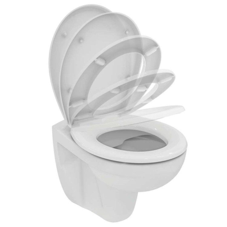 Piekaramais pods Ideal Standard Eurovit Rimfree , bez vāka balts K881001 Piekaramais pods Ideal Standard Eurovit Rimfree , bez vāka balts K881001