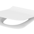 Кришка для унитаза Cersanit CITY SQUARE Slim, с функцией SoftClose, белое K98-0125