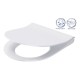Кришка для унитаза Cersanit CITY OVAL SLIM с функцией SoftClose+QuickReleas Белый K98-0146