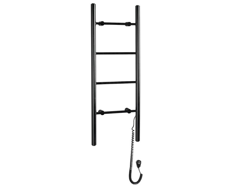 Полотенцесушитель / Радиатор Sapho Karbo электрический 40x112см, черный матовый KB904