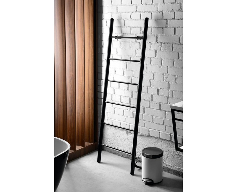 Полотенцесушитель / Радиатор Sapho Karbo электрический 40x112см, черный матовый KB904