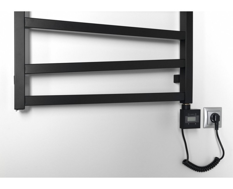 Dvieļu žāvētāja sildelements Sapho KTX ar termostatu 200W Melns KTX-B-200