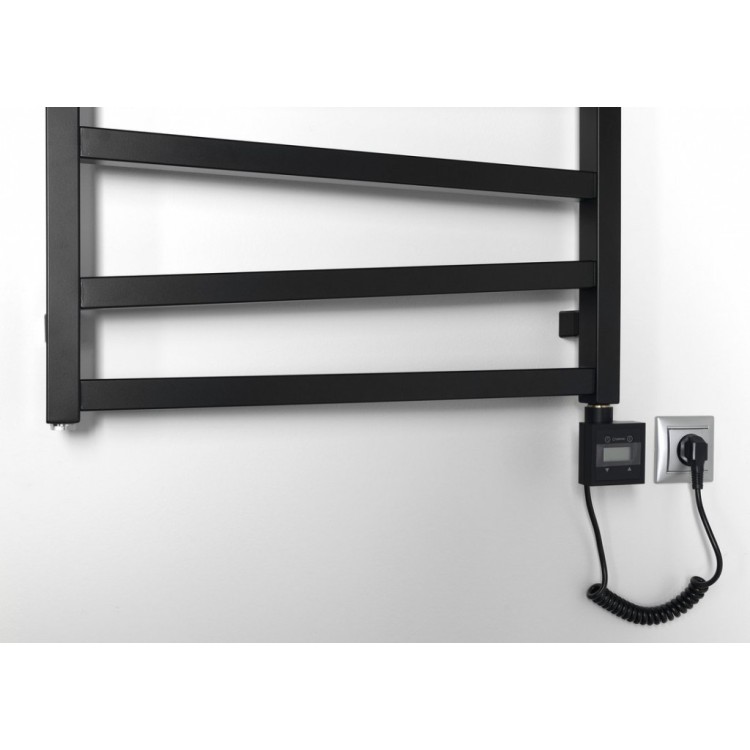 Dvieļu žāvētāja sildelements Sapho KTX ar termostatu 600W Melns Matēts KTX-S-600