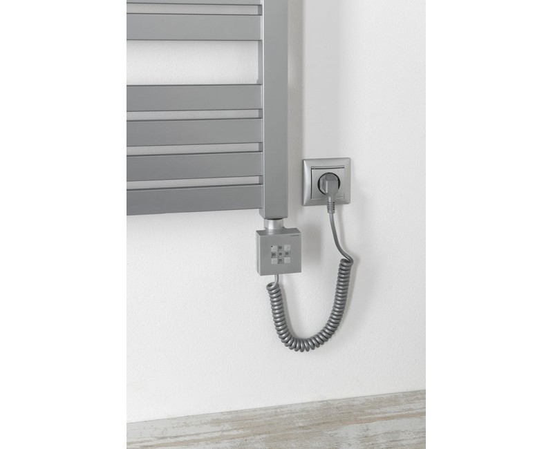 Нагревательный элемент полотенцесушителя Sapho KTX с термостатом 600 Вт Черный Матовый KTX-S-600