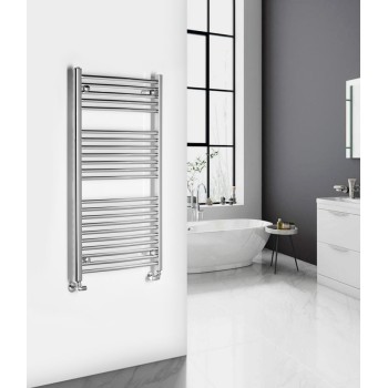 Полотенцесушитель / Радиатор AQUALINE Alya 111x60см, 416Вт, хром LLC202