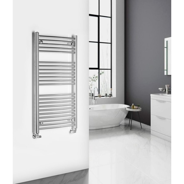 Dvieļu žāvētājs / Radiators AQUALINE Alya 111x60cm, 416W, hroms LLC202 Dvieļu žāvētājs / Radiators AQUALINE Alya 111x60cm, 416W, hroms LLC202