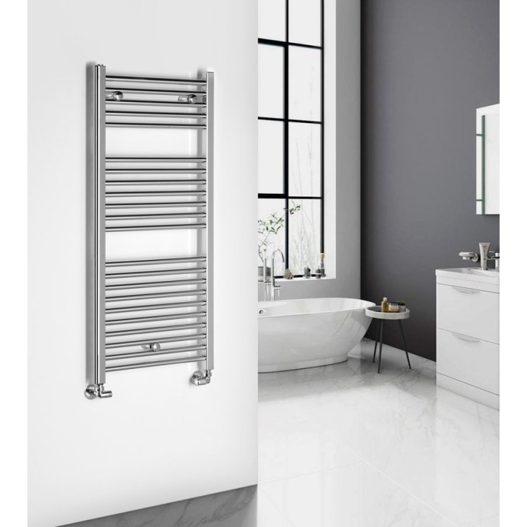 Dvieļu žāvētājs / Radiators AQUALINE Alya 111x50cm, 353W, hroms LLR102 Dvieļu žāvētājs / Radiators AQUALINE Alya 111x50cm, 353W, hroms LLR102