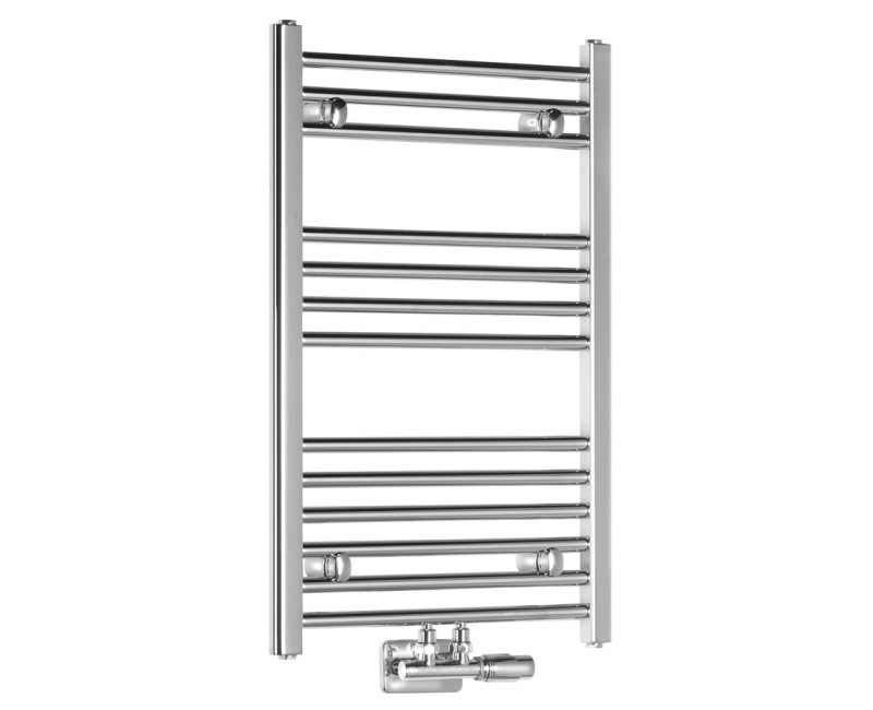 Полотенцесушитель / Радиатор AQUALINE Alya 80x50см, 235Вт, хром LLS301