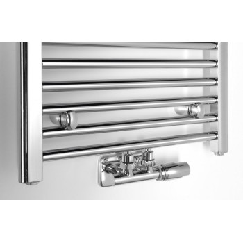 Dvieļu žāvētājs / Radiators AQUALINE Alya 80x50cm, 235W, hromēts  LLS301