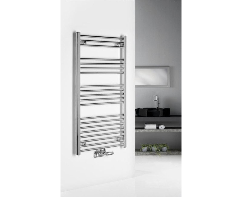 Полотенцесушитель / Радиатор Aqualine ALYA 600x1188 мм, Хром LLS303