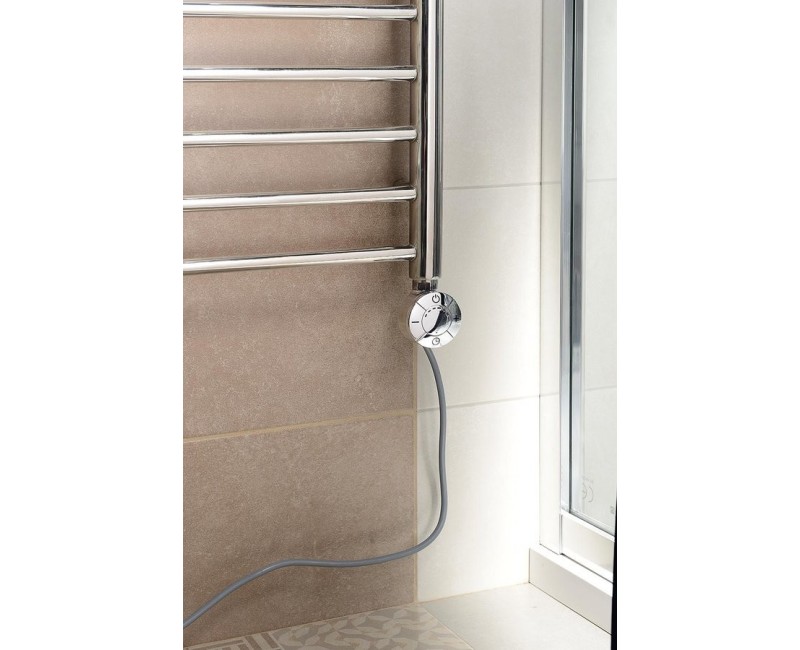 Dvieļu žāvētāja sildelements AQUALINE ar termostatu 500W Hromēts LT67445