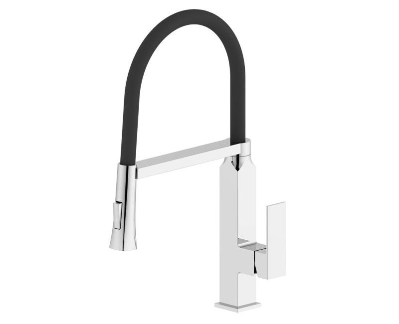 Смеситель для кухниSapho Maya с гибким изливом, хром MA780