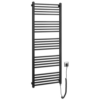 Dvieļu žāvētājs / Radiators Sapho  METRO-E elektriskais 500x1340mm 500 W, Melns Matēts ME513B