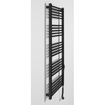 Dvieļu žāvētājs / Radiators Sapho  METRO-E elektriskais 500x1340mm 500 W, Melns Matēts ME513B