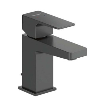 Смеситель для раковины Duravit Manhattan EasyClean с выдвижным клапаном, черный матовый