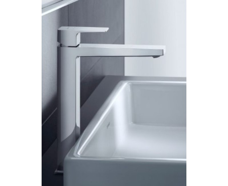 Смеситель для раковины Duravit Manhattan EasyClean Raised Chrome