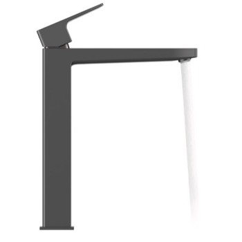 Смеситель для раковины Duravit Manhattan EasyClean Raised Black Matt