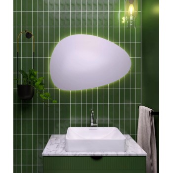 Зеркало для ванной Sapho со LED подсветкой, 80x55 см NA280