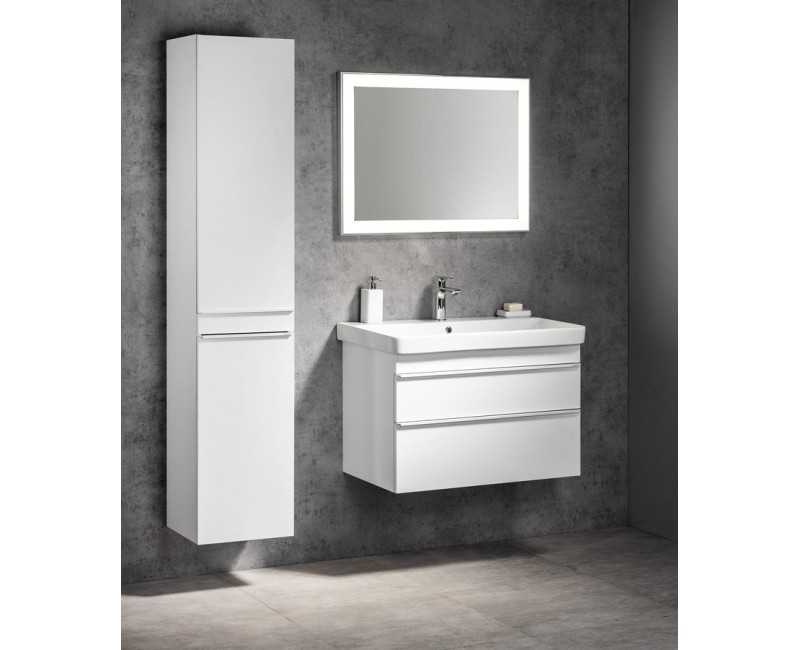 Vannas istabas spogulis Sapho Luminar ar LED apgaismojumu 60x80 cm, hroms  NL557