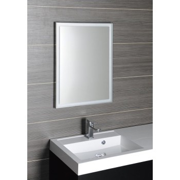 Vannas istabas spogulis Sapho Luminar ar LED apgaismojumu 60x80 cm, hroms  NL557