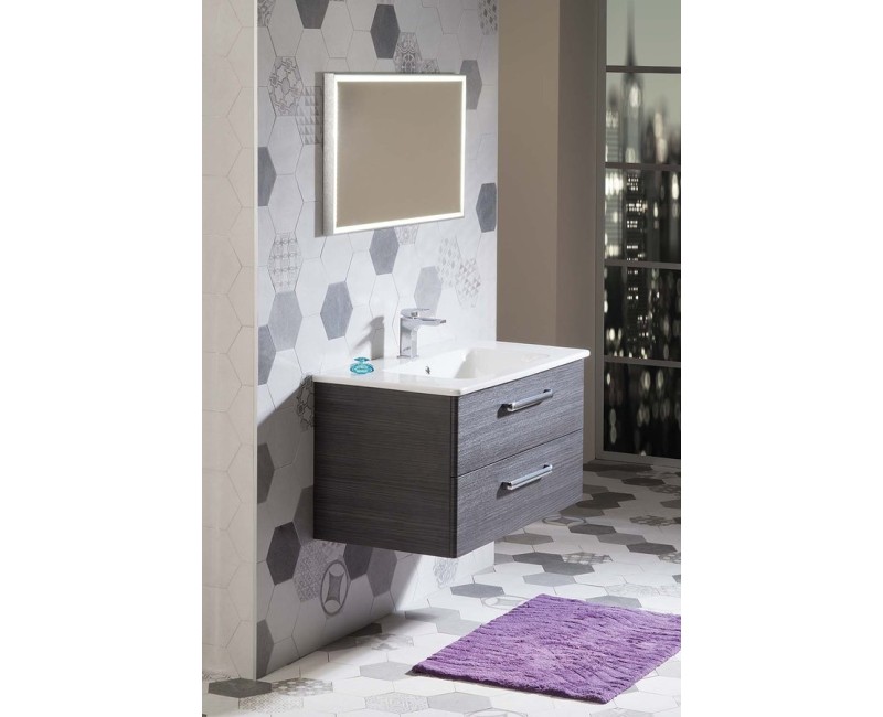 Vannas istabas spogulis Sapho Luminar  90x50cm, ar LED apgaismojumu, hroms  NL559